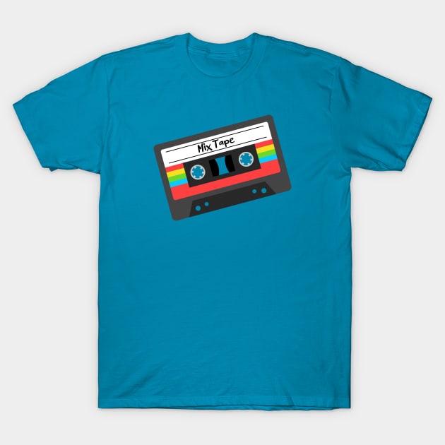 Colorful Mixtape T-Shirt by DaTacoX